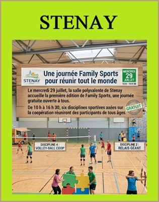 Journée Family Sport le mercredi 29 juillet à la salle polyvalente