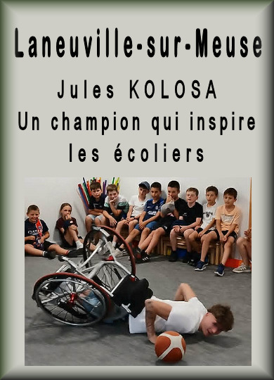 Laneuville: Intervention de Jules KOLOSA auprès des élèves