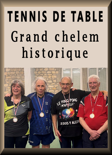 Ping-pong, un grand chelem historique pour les vétérans de Stenay