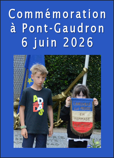 Commémoration à Pont-Gaudron et Beaufort